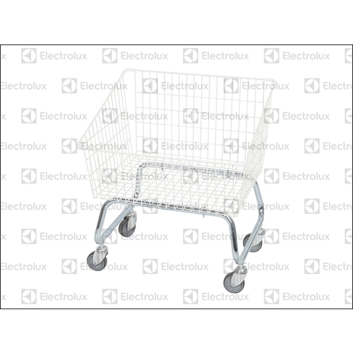 Carrito tipo canasta para lavandería