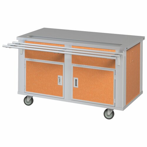 Urna para café con correbandejas en acero inoxidable