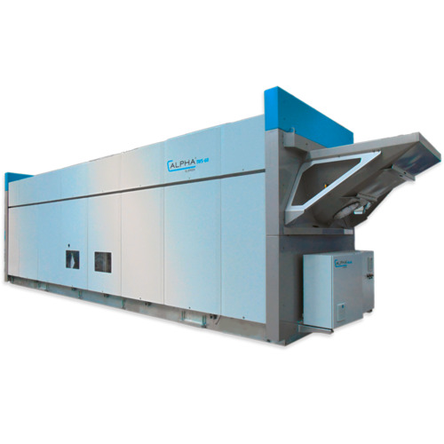 Túnel de lavado de 10 módulos, capacidad nominal de 967 kg/h