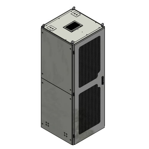 Tablero para equipos de telecomunicaciones 2200x800x800 mm con prevista para cerradura electrónica