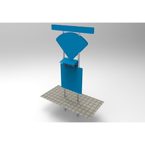 Rótulo con cargadores para teléfono celular