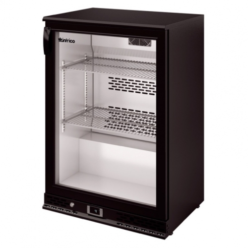 Expositor refrigerado vertical de 140 litros