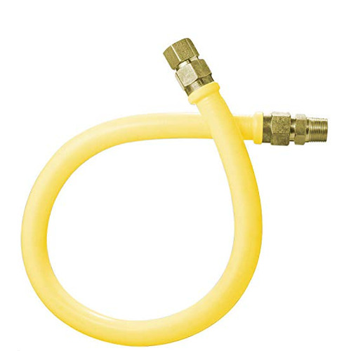 Manguera para gas LP, diámetro 1/2" con conectores de 3/4", largo 1524 mm