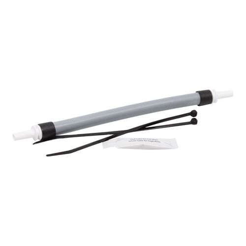 Brightlogic Laundry High Flow Squeeze tube - Silicone (grey) with 3/8" Quick Connect fittings