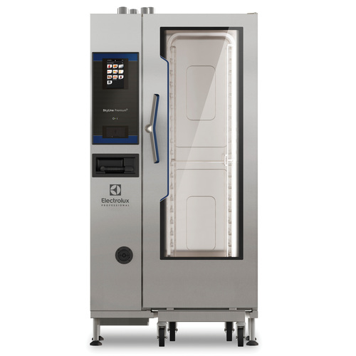 Horno mixto con boiler y control de pantalla táctil, 20 GN 2/1, gas