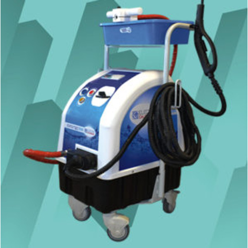 Equipo de limpieza para carro térmicos con generación de vapor, aplicación manual y automática