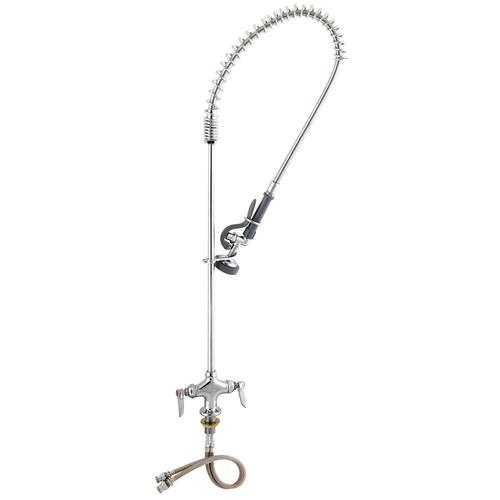 Grifo de pre-enjuage cromado con manguera de 44'', montaje en cubierta