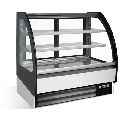 Vitrina expositora refrigerada, 1250 mm de frente