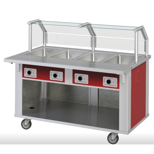 Baño maría autoservicio 5 GN 1/1 abierto