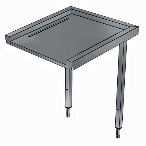 Mesa de descarga/carga 600 mm para lavavajillas de capota