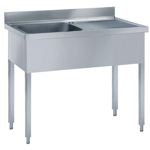 Fregadero 1 seno esc.dha 1200 mm