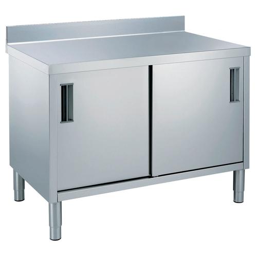 Mesa  neutra con alzatina  1400 mm