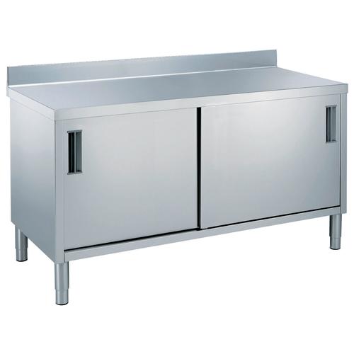 Mesa  neutra con alzatina  1800 mm