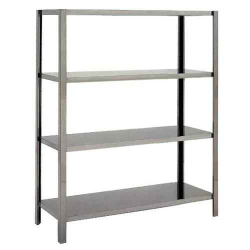 Estantería inox 4 estantes lisos 1170mm