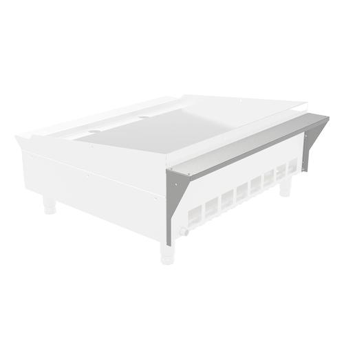 Backshelf to wall install.24"units