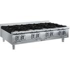 8-burner gas boiling top 48"-us