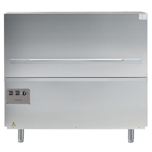 Lavavajillas de arrastre, 1 velocidad, 200 racks/hora, dirección de derecha a izquierda