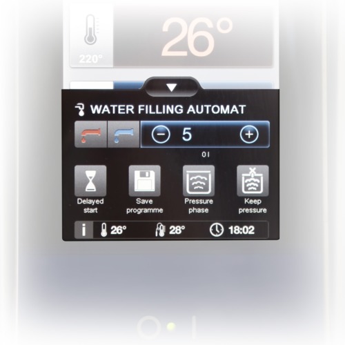 Rellenador agua aut.(fría) uds.basculan