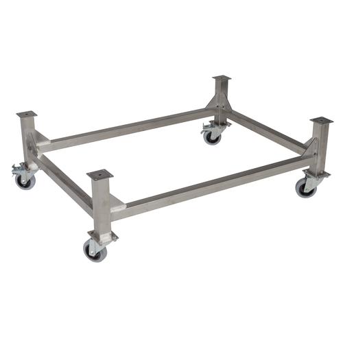 Riser for stacked 62ovens on wheels