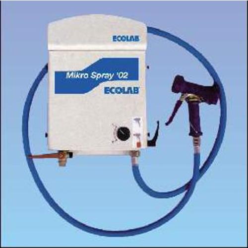 Sistema lavado en pared con pistola