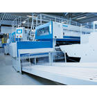 Apiladora "por caída" de piezas grandes