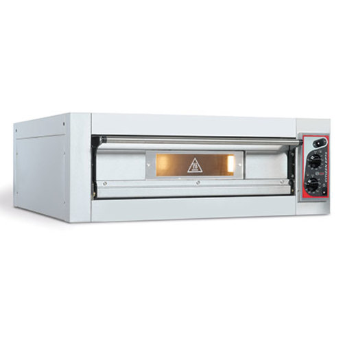 Horno para pizza, 1 cámara, eléctrico, control analógico, capacidad para 4 pizzas de Ø 33 cm