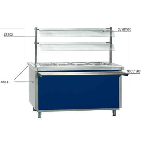 Estructura cristales 1 altura para l 850/1125/1500