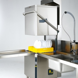 Lavaplatos industriales de capota / tipo puerta